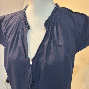 💐Free Assembly Navy Blue Maxi Drop Waist Champagne flute Dress Size M